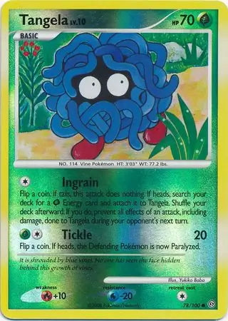 Stormfront Tangela #78/100 reverse holo